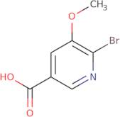 6-Bromo-5-methoxy-3-pyridinecarboxylic acid