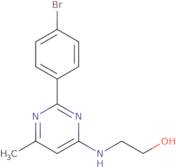 2-((2-(4-Bromophenyl)-6-methylpyrimidin-4-yl)amino)ethanol
