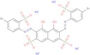 3,6-Bis((4-bromo-2-sulphophenyl)azo)-4,5-dihydroxynaphthalene-2,7-disulphonic acid