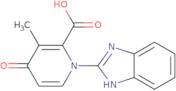 1-(1H-Benzo[d]imidazol-2-yl)-3-methyl-4-oxo-1,4-dihydropyridine-2-carboxylic acid
