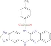 N-[3-(2,1,3-Benzothiadiazol-5-ylamino)-2-quinoxalinyl]-4-methylbenzenesulfonamide,