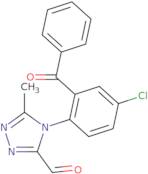 4-(2-Benzoyl-4-chlorophenyl)-5-methyl-4H-1,2,4-triazole-3-carboxaldehyde