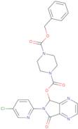 1-Benzyl 4-[6-(5-chloropyridin-2-yl)-7-oxo-6,7-dihydro-5H-pyrrolo[3,4-b]pyrazin-5-yl]piperazine-1,4-dicarboxylate