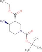 trans-1-Boc-4-amino-piperidine-3-carboxylic acid ethyl ester