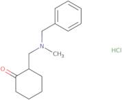 2-[(N-Benzyl-N-methyl)aminomethyl]cyclohexanone, hydrochloride