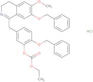 7-Benzyloxy-1-(4-benzyloxy-3-ethoxycarbonyloxybenzyl)-6-methoxy-3,4-dihydroisoquinoline hydrochlor…