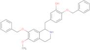 7-Benzyloxy-1-(4-benzyloxy-3-hydroxybenzyl)-6-methoxy-1,2,3,4-tetrahydroisoquinoline