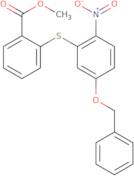 4-Benzyloxy-2-(2'-carbomethoxy)thiophenylnitrobenzene