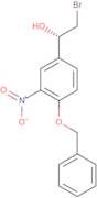 (S)-1-(4-Benzyloxy-3-nitrophenyl)-2-bromoethanol