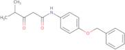 N-4-Benzyloxyphenyl isobutyrylacetamide