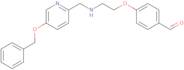 4-{2-[(5-Benzyloxypyridin-2-yl)methylamino]ethoxy}benzaldehyde