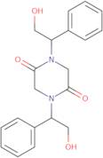 1,4-Bis-(2-hydroxy-1-phenylethyl)piperazine-2,5-dione