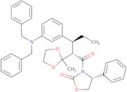 [4R-[3(2S*,3S*),4R*]]-3-[3-[3-[Bis(phenylmethyl)amino]phenyl]-2-(2-methyl-1,3-dioxolan-2-yl)-1-o...