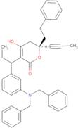 [R-(R*,R*)]-3-[1-[3-[Bis(phenylmethyl)amino]phenyl]propyl]-5,6-dihydro-4-hydroxy-6-(2-phenylethy...