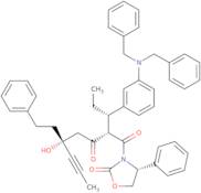 [4R-[3(2(S*),5(R*),4R]]-3-[2-[1-[3-[Bis(phenylmethyl)amino]phenyl]propyl]-5-hydroxy-1,3-dioxo-5-...