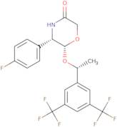 (5S,6R)-6-[(1R)-1-[3,5-Bis(trifluoromethyl)phenyl]ethoxy]-5-(4-fluorophenyl)-3-morpholinone