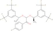 2,2-Bis[(1R)-1-[3,5-bis(trifluoromethyl)phenyl]ethoxy]-1-(4-fluorophenyl)ethanone