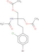 N-[1,1-Bis[(acetyloxy)methyl]-3-(4-bromo-2-chlorophenyl)propyl]acetamide