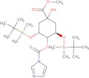 (1a,3R,4a,5R)-3,5-Bis[[(1,1-dimethylethyl)dimethylsilyl]oxy]-1-hydroxy-4-(1H-imidazol-1-ylthioxome…