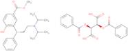 3-[(1R)-3-Bisisopropylamino-1-phenylpropyl-4-hydroxy benzoic acid methyl ester dibenzoyl-D-tartaric acid salt