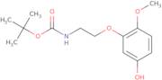 N-t-Boc-2-(5-hydroxy-2-methoxyphenoxy)-ethylamine