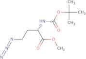 (2S)-N-Boc-2-amino-4-azido-butanoic acid methyl ester