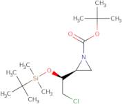 N-t-Boc-2S-1S-butyldimethylsilyloxy-2-chloroethyl)aziridine