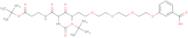 3-[14-(N-Boc-amino)-21,21-dimethyl-13,15,19-trioxo-3,6,9,20-tetraoxa-12,16-diazadocosyloxy]benzo...