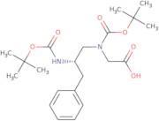 (2S)-N-(2-Boc-amino-3-phenylpropyl) boc-glycine