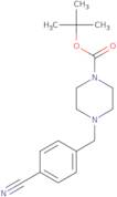 4-(4-t-Boc-piperaz-1-yl-methyl)benzonitrile