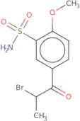 2-Bromo-1-(4'-methoxy-3'-sulfonamidophenyl)-1-propanone