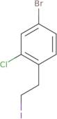 2-(4-Bromo-2-chlorophenyl)ethyl iodide