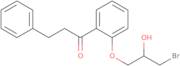 1-[2-(3-Bromo-2-hydroxypropoxy)phenyl]-3-phenyl-1-propanone