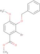 2-Bromo-3-benzyloxy-4-methoxybenzoic acid methyl ester