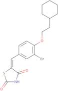 5-[[3-Bromo-4-(2-cyclohexylethoxy)phenyl]methylene]-2,4-thiazolidinedione