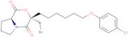 3-Bromomethyl-3-[6-(4-chlorophenoxyl)-hexyl]-tetrahydropyrrolo[2,1-c][1,4]oxazine-1,4-dione