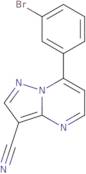 7-(3-Bromophenyl)pyrazolo[1,5-a]pyrimidine-3-carbonitrile