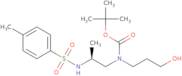 (S)-3-{N-(tert-Butoxycarbonyl)-N-[2-(N-p-toluenesulfonyl)aminopropyl]amino-1-propanol