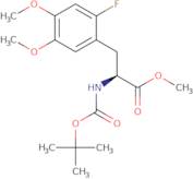 N-tert-Butoxycarbonyl-2-fluoro-5-methoxy-4-O-methyl-L-tyrosine methyl ester