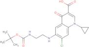 6-[(2-tert-Butoxycarbonylaminoethyl)amino]-7-chloro-1-cyclopropyl-1,4-dihydro-4-oxo-quinoline-3-ca…