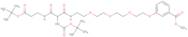 tert-Butyl 14-(N-boc-amino)-1-[3-(methoxycarbonyl)phenoxy]-13,15-dioxo-3,6,9-trioxa- 12,16-diaza...