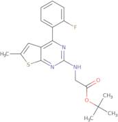 tert-Butyl 2-[4-(2-fluorophenyl)-6-methylthieno[2,3-d]pyrimidin-2-ylamino]acetate