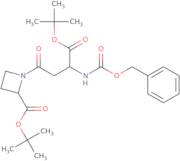 tert-Butyl L-N-(3-benzyloxycarbonylamino-3-(S)-tert-butylcarboxy-1-oxopropyl-azetidine-2-carboxy...