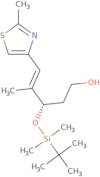 (-)-(3S,4E)-3-{[tert-Butyl(dimethyl)silyl]oxy}-4-methyl-5-(2-methyl-1,3-thiazol-4-yl)pent-4-en-1-ol