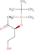 (-)-(3S)-3-{[tert-Butyl(dimethyl)silyl]oxy}-5-hydroxypentan-2-one