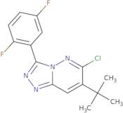 7-tert-Butyl-6-chloro-3-(2,5-difluorophenyl)-1,2,4-triazolo[4,3-b]pyridazine