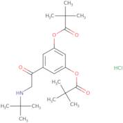 2-tert-Butylamino-3',5'-dipivaloxyacetophenone, hydrochloride salt