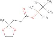 tert-Butyldimethylsilyl-2-methyl-1,3-dioxolane-2-propionate