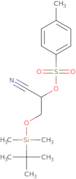 3-(tert-Butyldimethylsilyloxy)-2-hydroxy-2-O-tosyl-propanenitrile