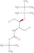 2S-t-Butyldimethylsilyloxy-3R-(t-boc)-amino-1,4-dichlorobutane